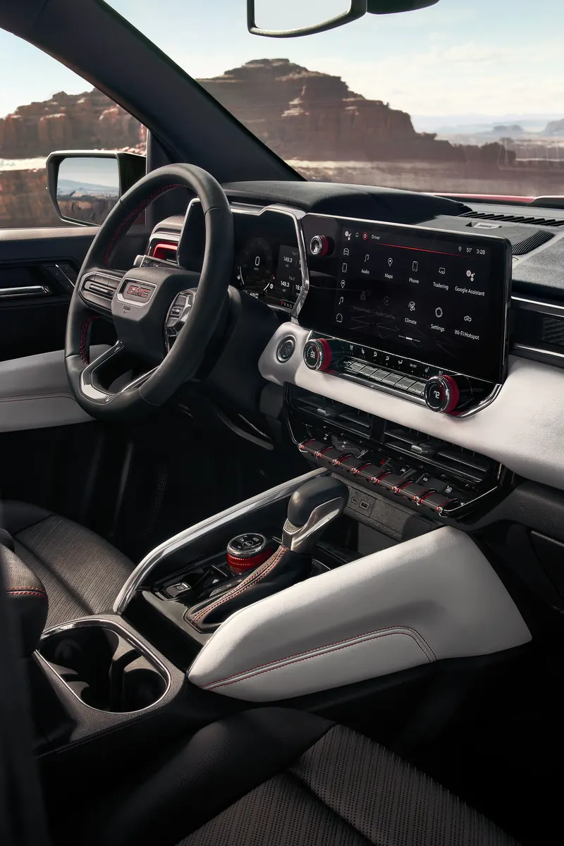2026 GMC Canyon infotainment system at Tom Davis Chevrolet GMC in Parsons KS